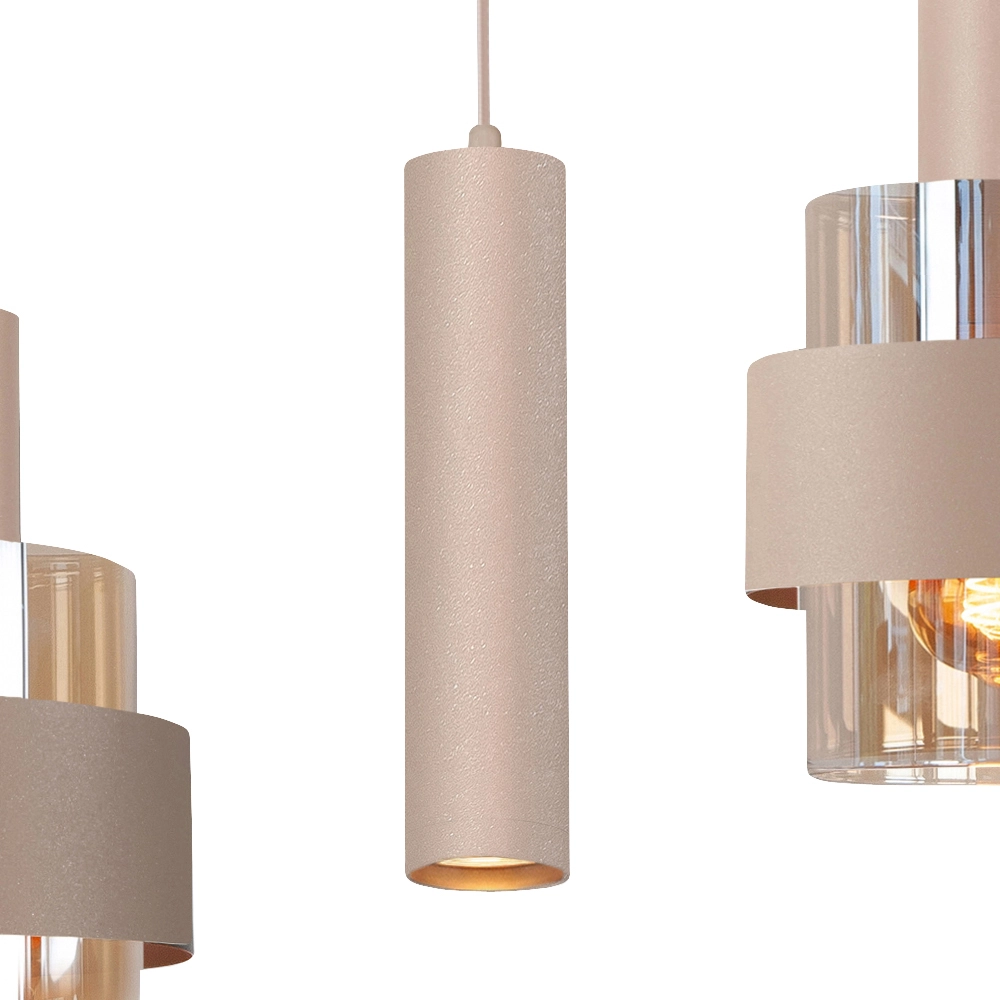 Lampe pendante de table à manger Marrone 7L - sable Highlight 8718379052101