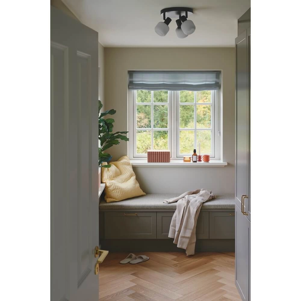 Plafonnier 3 lumières Milford noir Nordlux 5704924018657