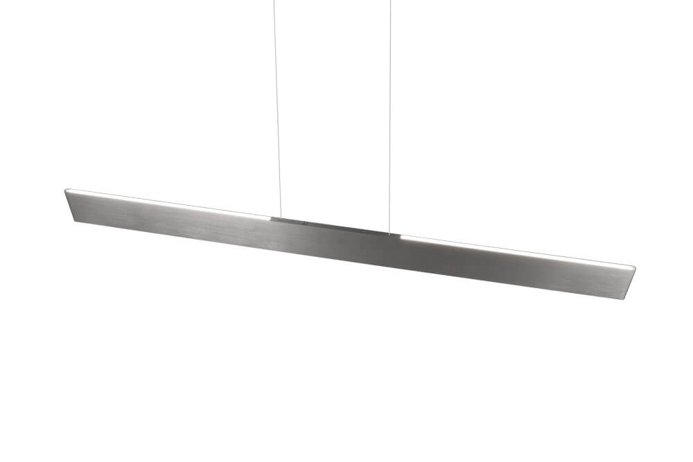 Lampe suspendue de bureau LED Galway 150cm - Acier inoxydable Trio 4017807616675