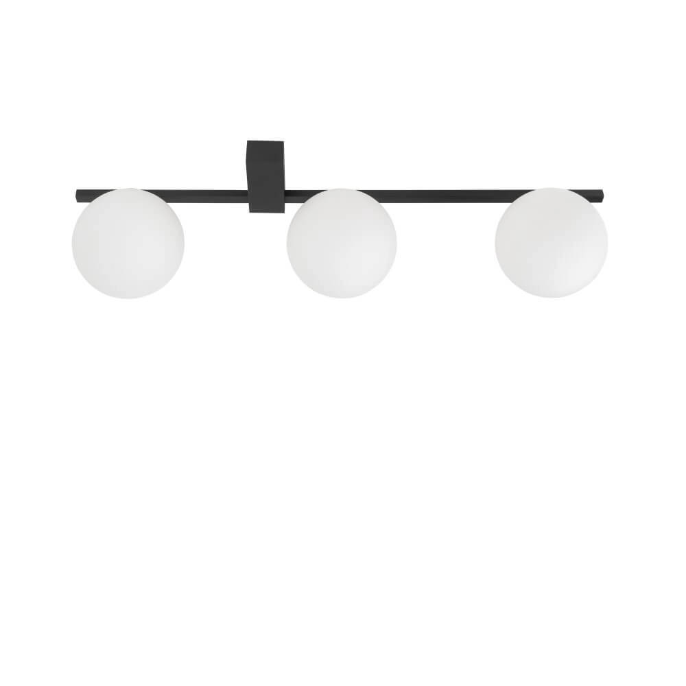 Suspension en verre Pik 3x verre blanc