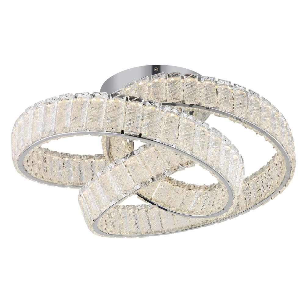 Enroulement de lampe de plafond Mucky Chrome Globo 9007371531530