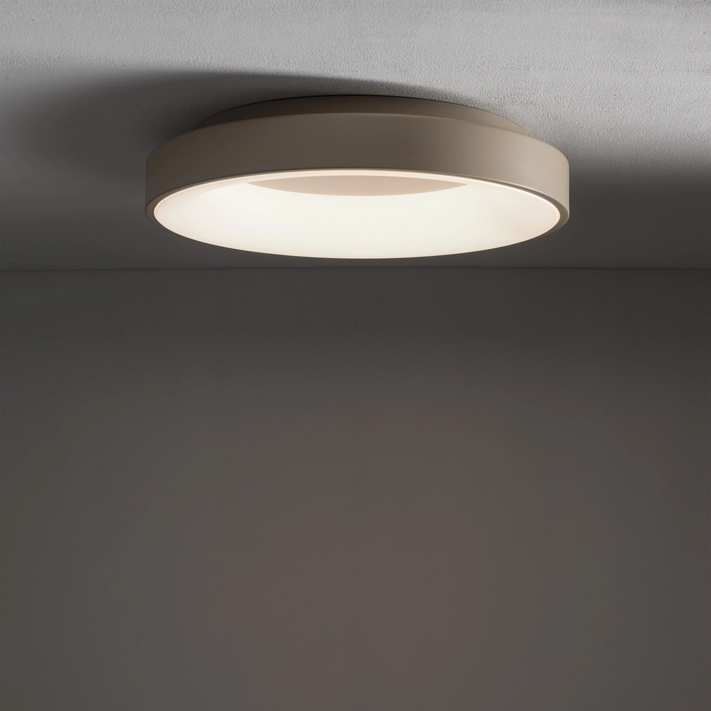 Lampe de plafond Nikki Led brun sable Ø 48cm - 4000K Lyora 5903139123662
