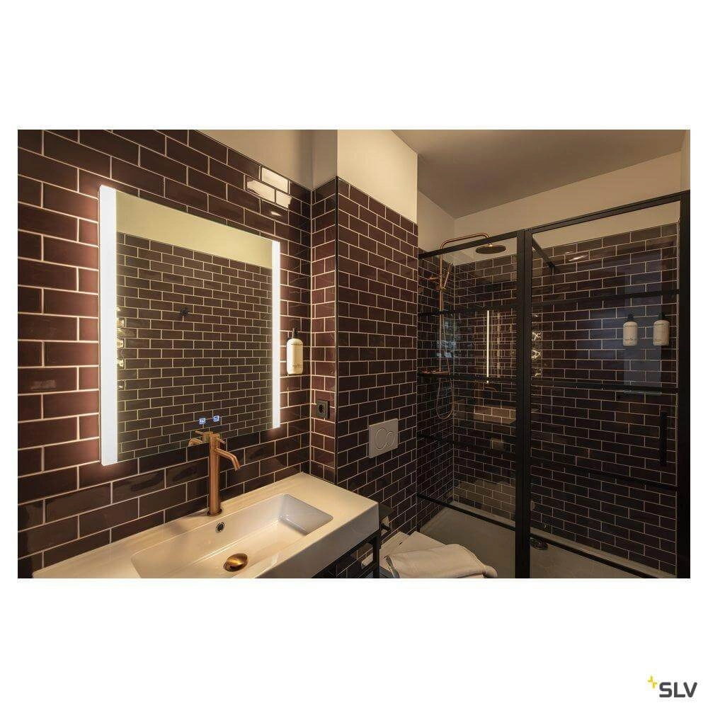 Lampe miroir LED Trukko Square 4000K - 60x80cm chromé SLV 4024163248792