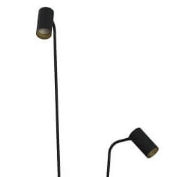 Lampe de lecture noire Mono 2 lumières Lyora 5903139771894