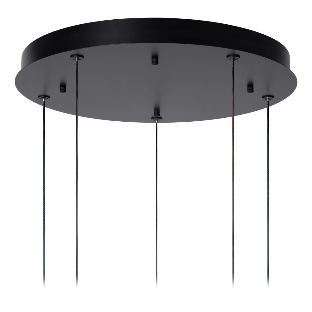 Suspension LED de conception Gisela transparent - 5x Ø 16cm Premium by Lucide 5411212134806