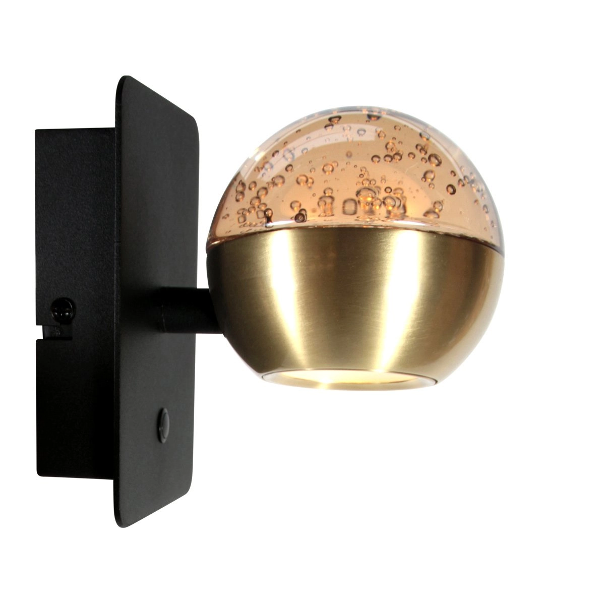 Lampe murale LED Belluno laiton avec verre - dimmable Steinhauer 8712746183931