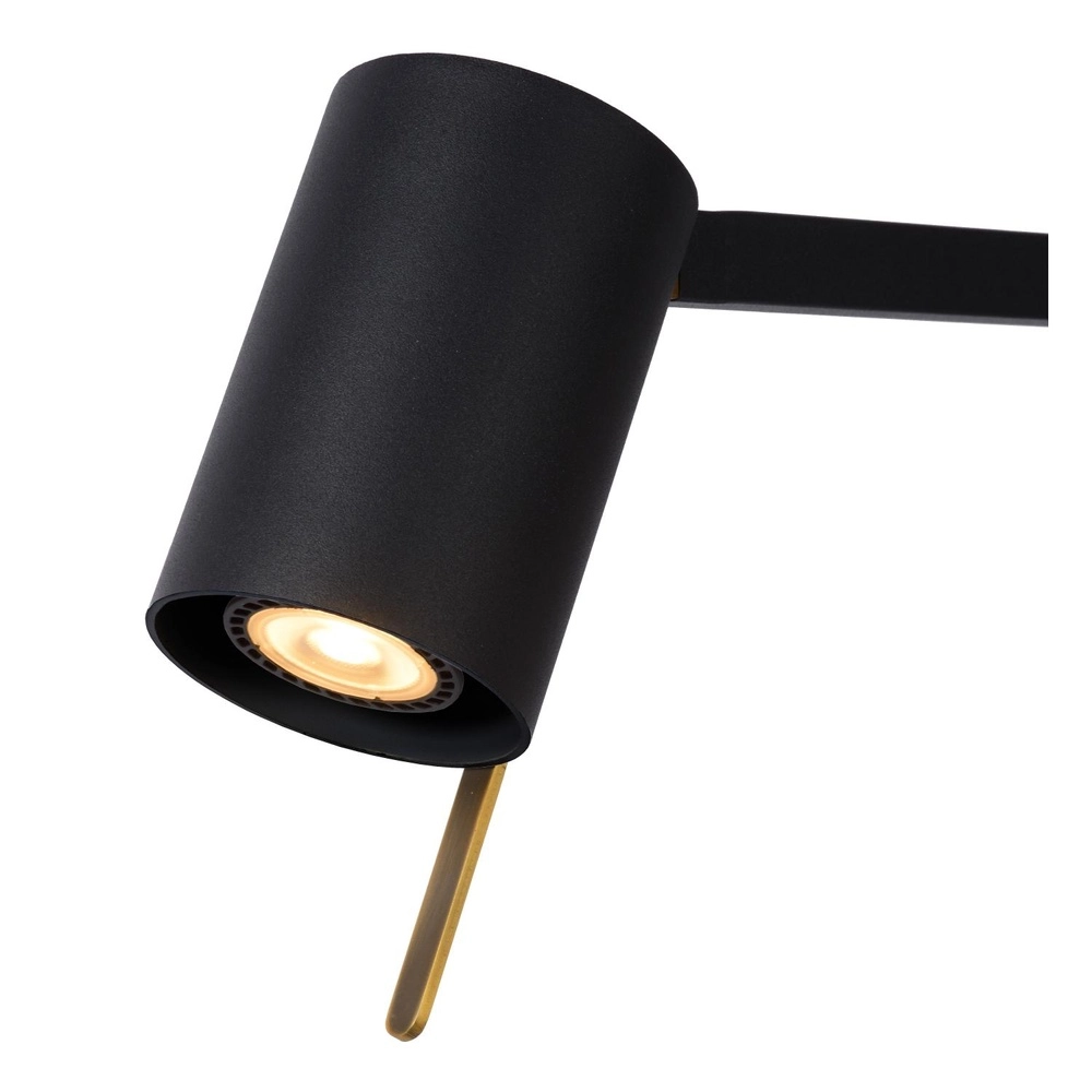 Lampe de lecture moderne Lesley Noir Lucide 5411212031136