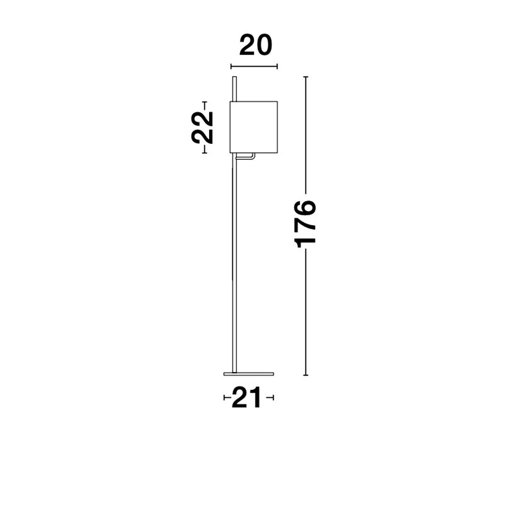 Lampadaire Yama blanc Lyora 5212017423634
