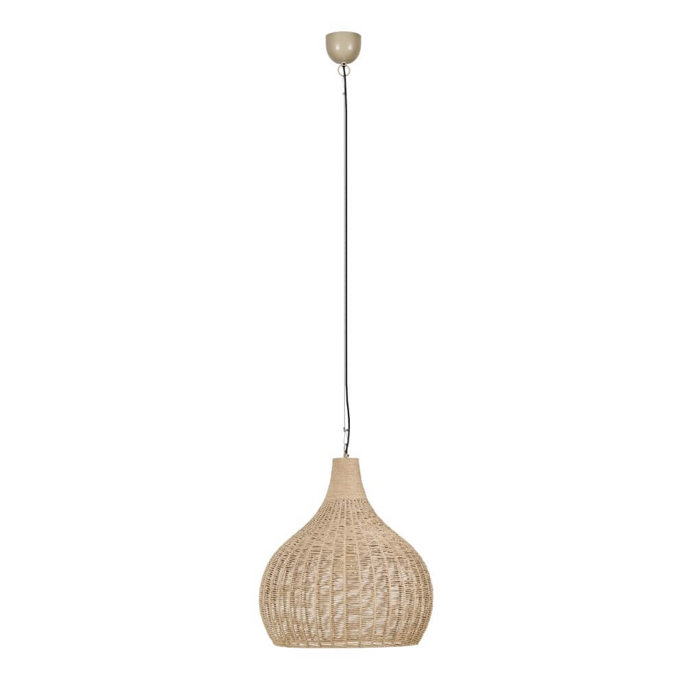 Lampe suspendue en rotin Janne Ø 54 cm Trio 4017807617634
