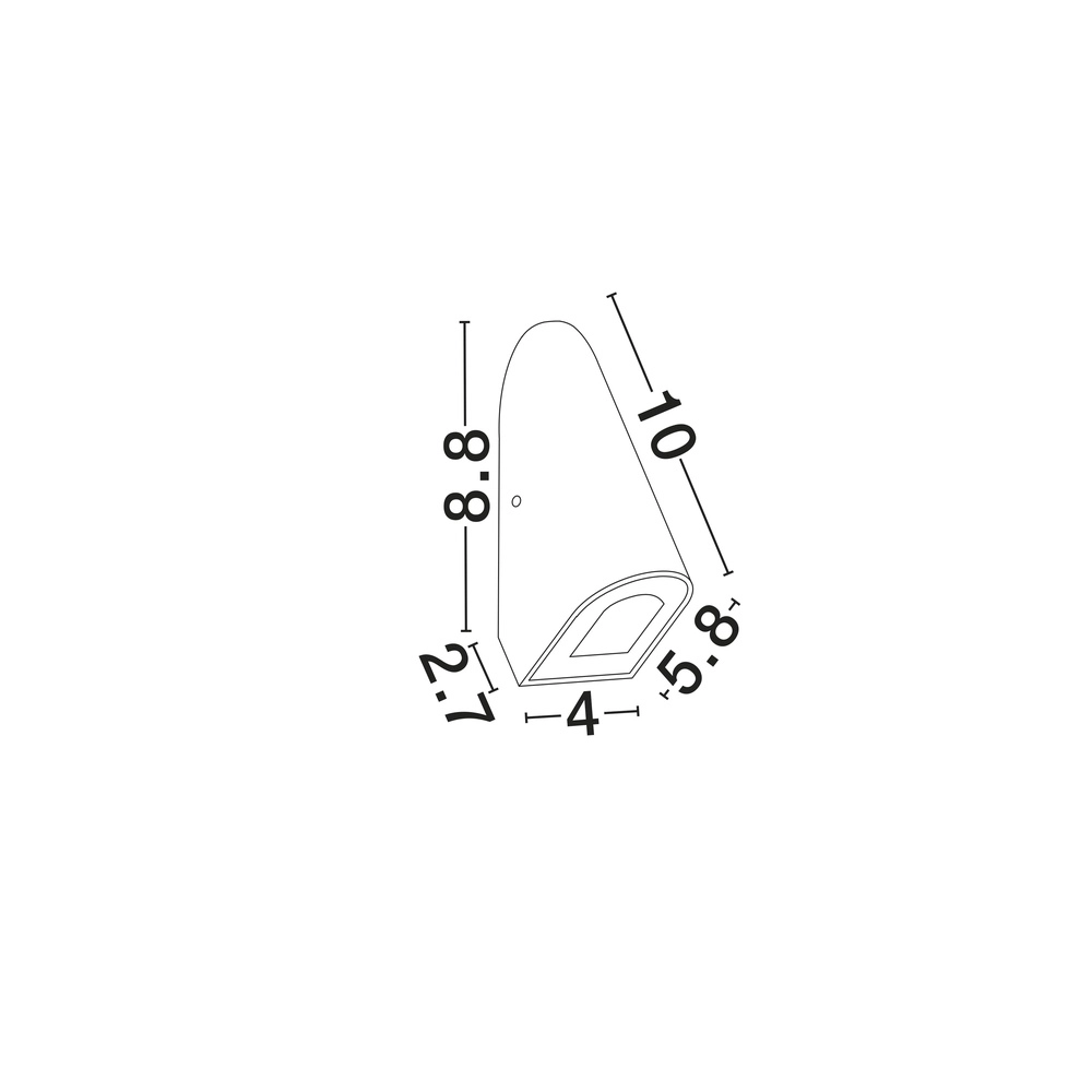 Applique murale élégante Soren Brun rouille Lyora 5212017481634