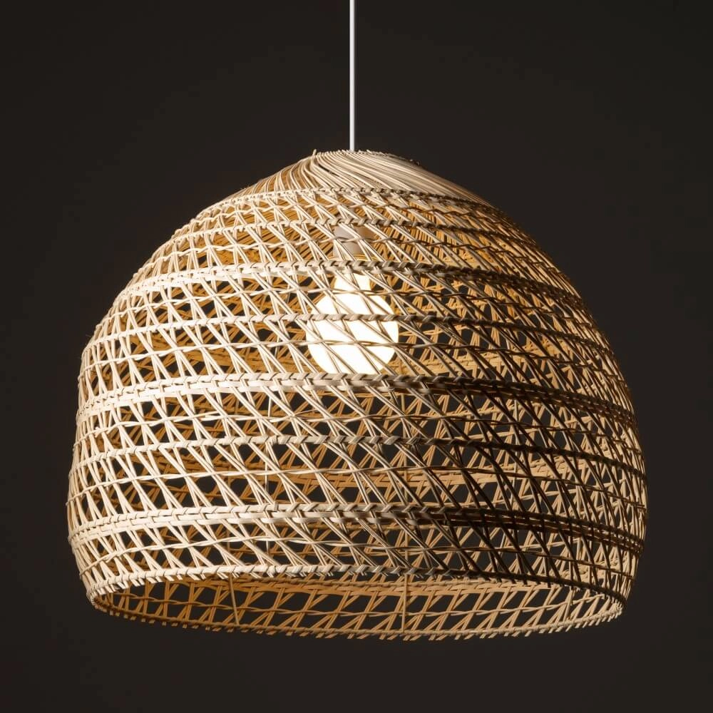 Suspension en rotin Boho L Ø 60cm Lyora 5903139111522