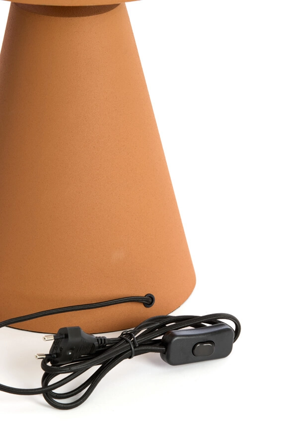 Lampe de table design Surrina orange Ø 31cm Light & Living 8717807743581