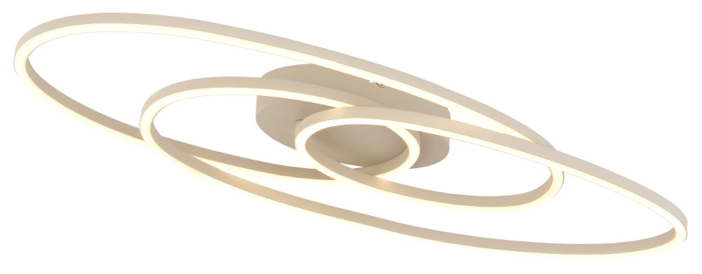 Lampe de plafond à design Spira brun sable