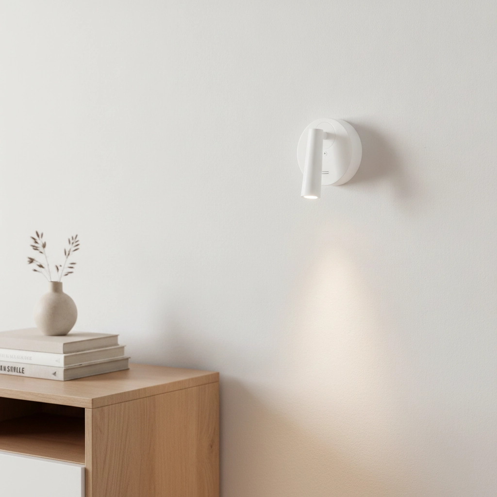 Lampe de chevet Tico blanc