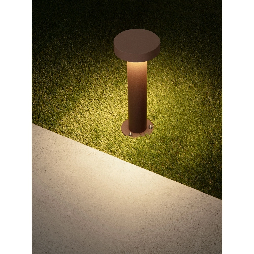 Lampe de jardin de Desing Gong brun rouille 30cm - 2700K Lyora 5212017496201