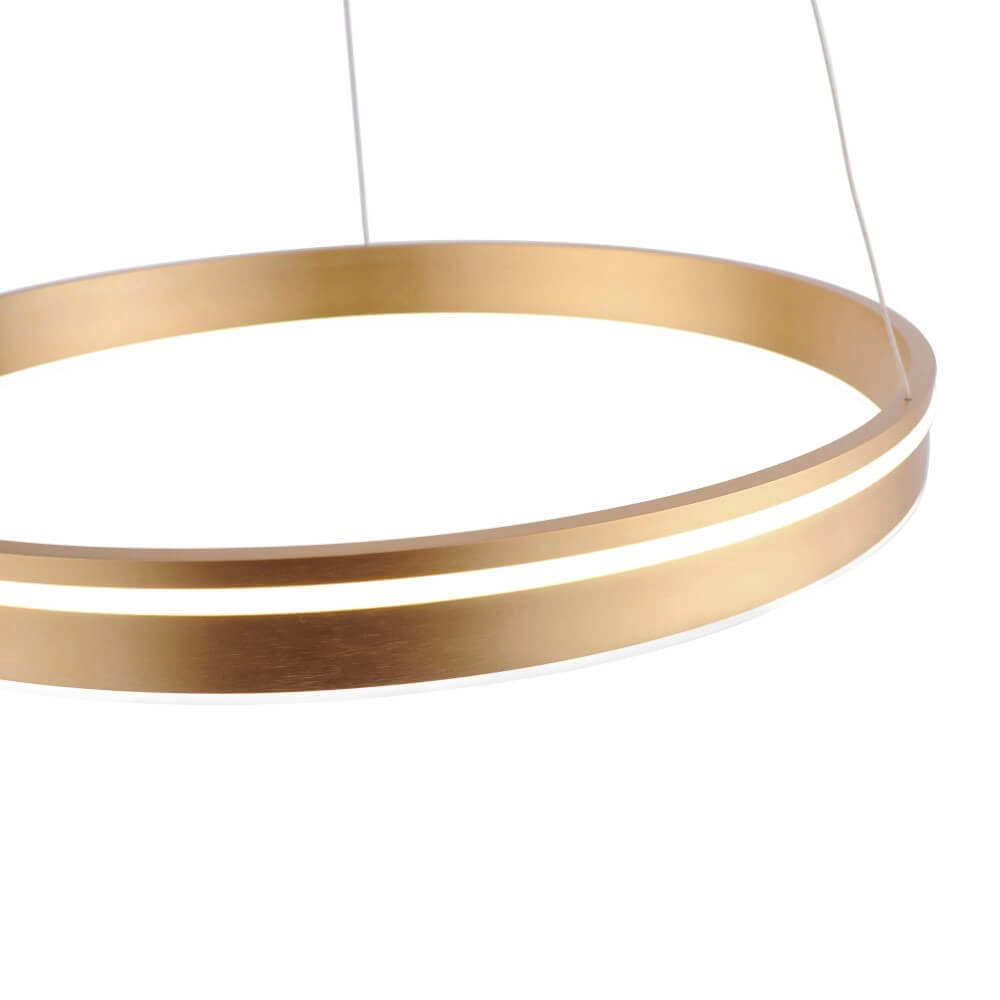 Lampe suspendue design Q-Vito Ø 59cm en laiton Paul Neuhaus 4012248357767