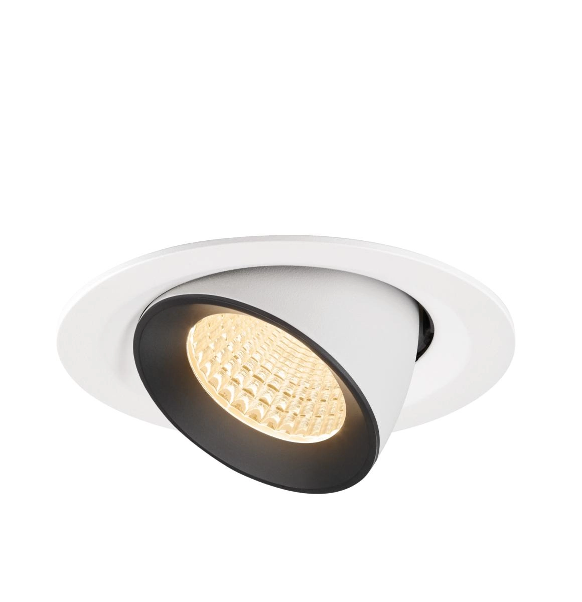 Spot encastré Numinos Gimble M blanc/noir 2700K - 55 deg SLV 4024163311984