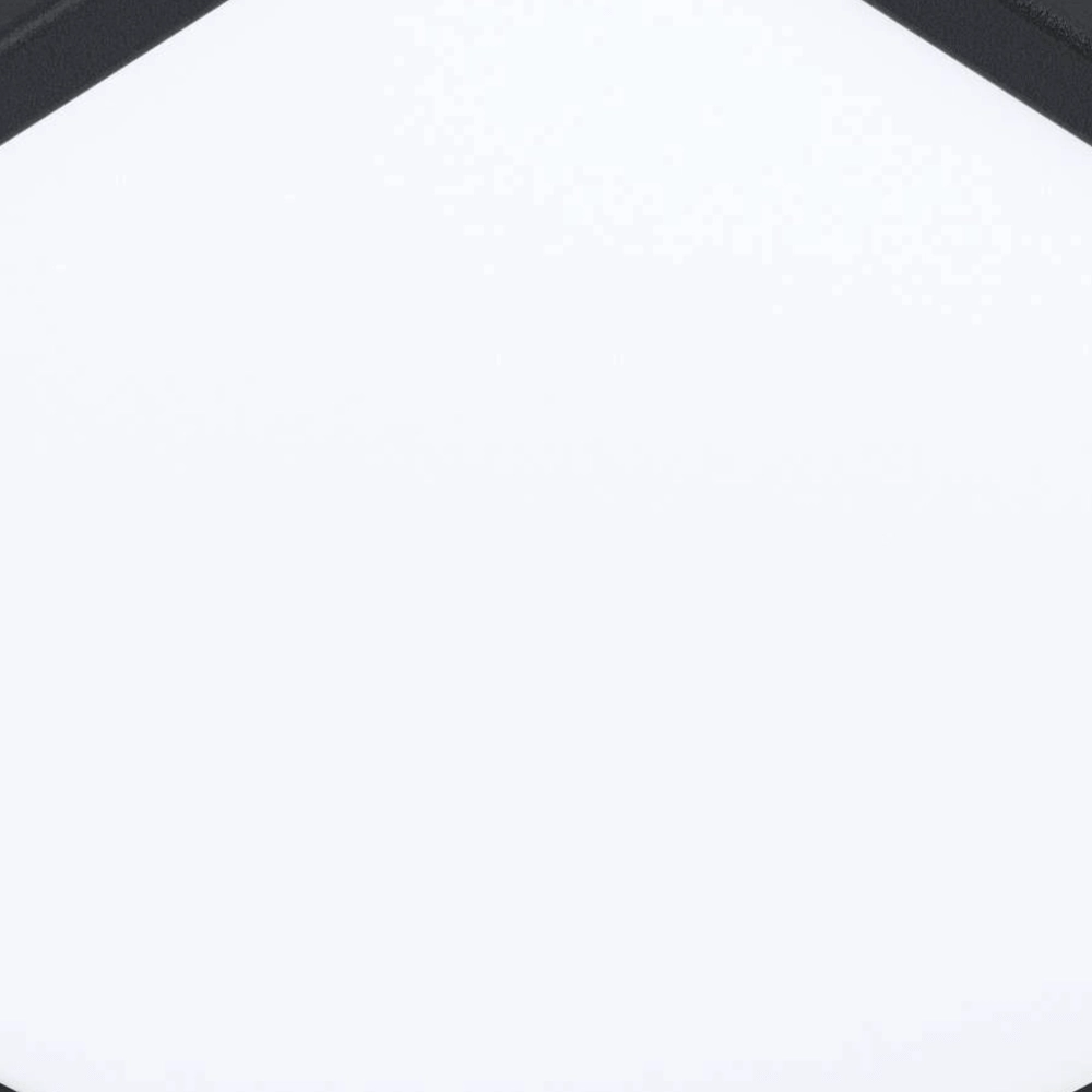 Plafonnier carré Argolis 2 IP44 noir Eglo 9008606232659