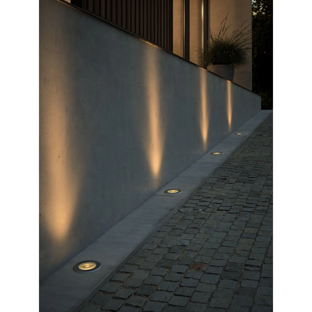 Spot au sol Andor Rond en acier inoxydable Nordlux 5704924012488