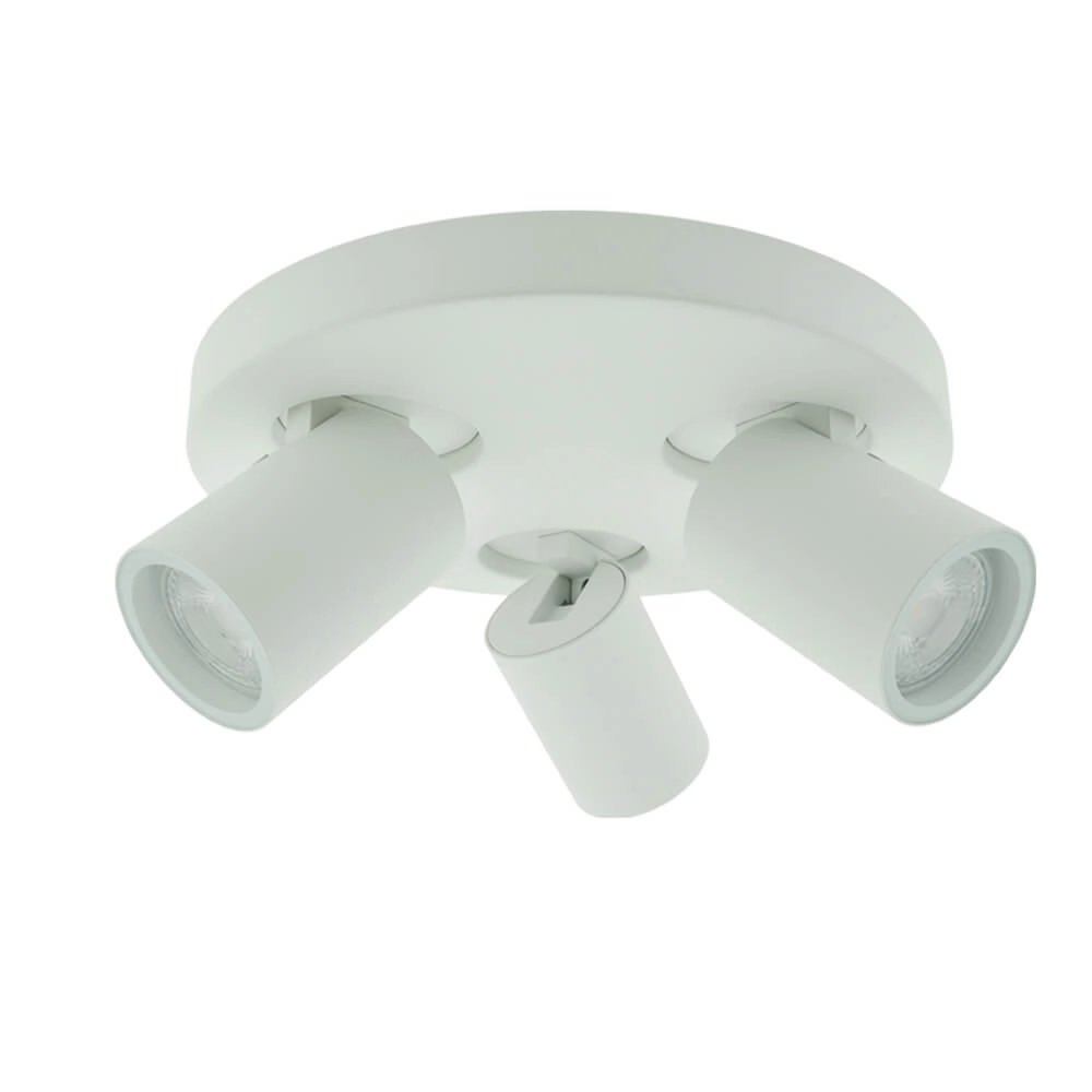 Spot de salle de bain blanc Seller - IP44 3 lumières Lyora 5053423187778