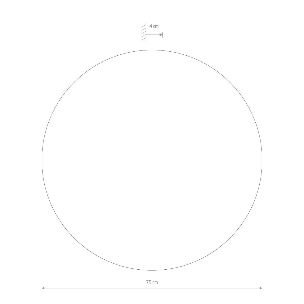 Applique murale Ring Timber XXL Bois LED Lyora 5903139111782