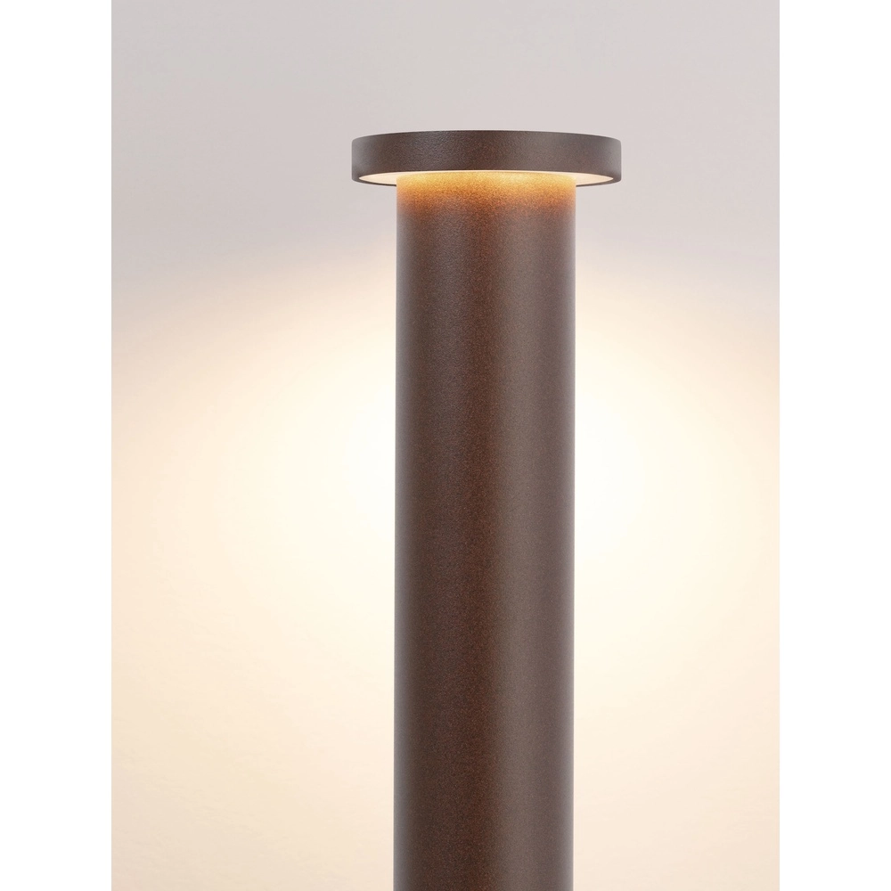 Éclairage de chemin moderne Bast brun rouille 65cm - 3000K Lyora 5212017497680