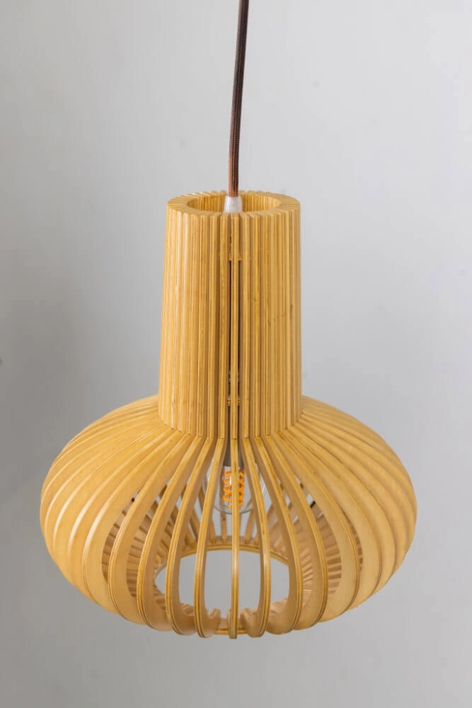 Lampe suspendue en bois Tess Ø 25 cm ETH 8720195305347