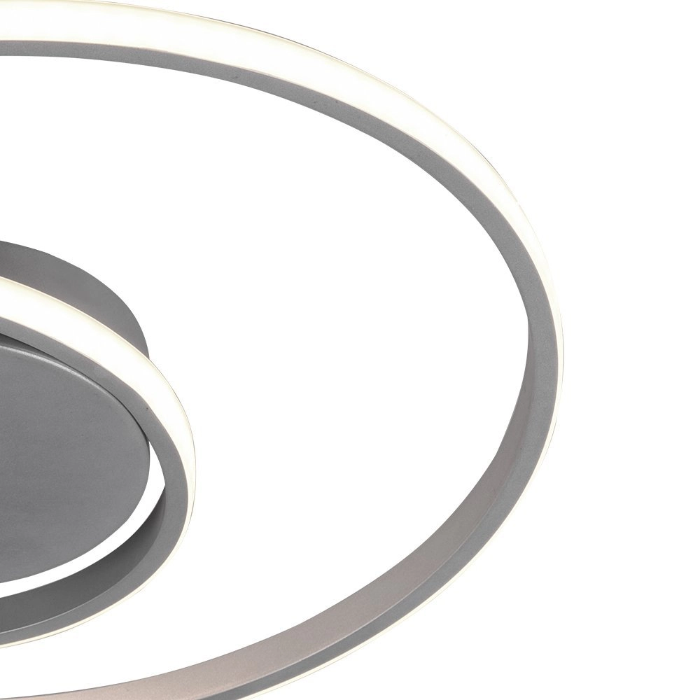 Plafonnier moderne Zibal Ø 39 cm Trio 4017807442144