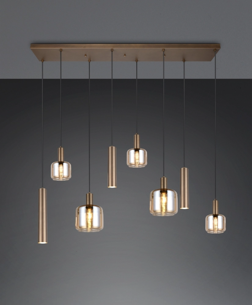 Lampe pendante de conception Mataro 8 lumières (3x GU10) Trio 4017807707724