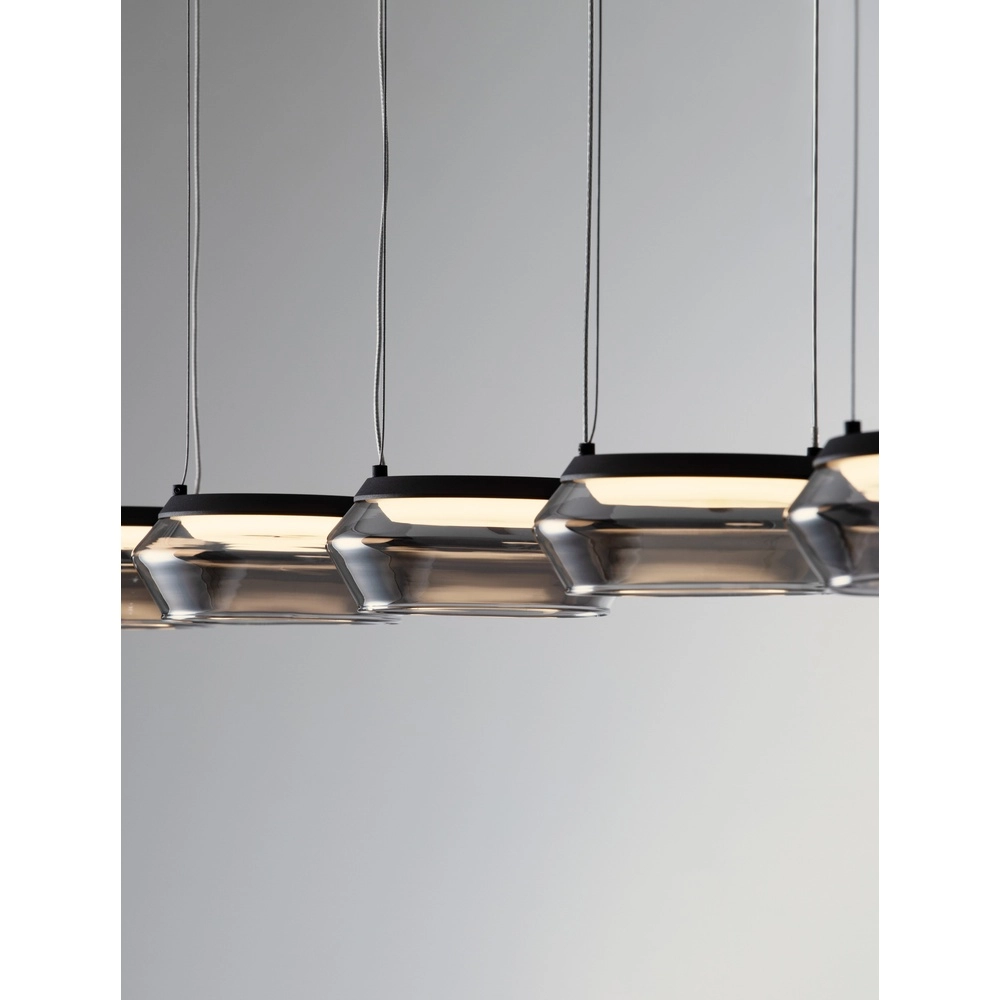 Suspension élégante Jailyn Droit 5 lumières Suspension élégante Jailyn Droit 5 lumières