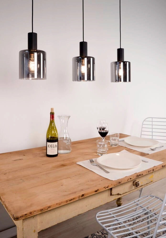 Lampe à suspension Gorosiba Un verre Eglo 9002759987534