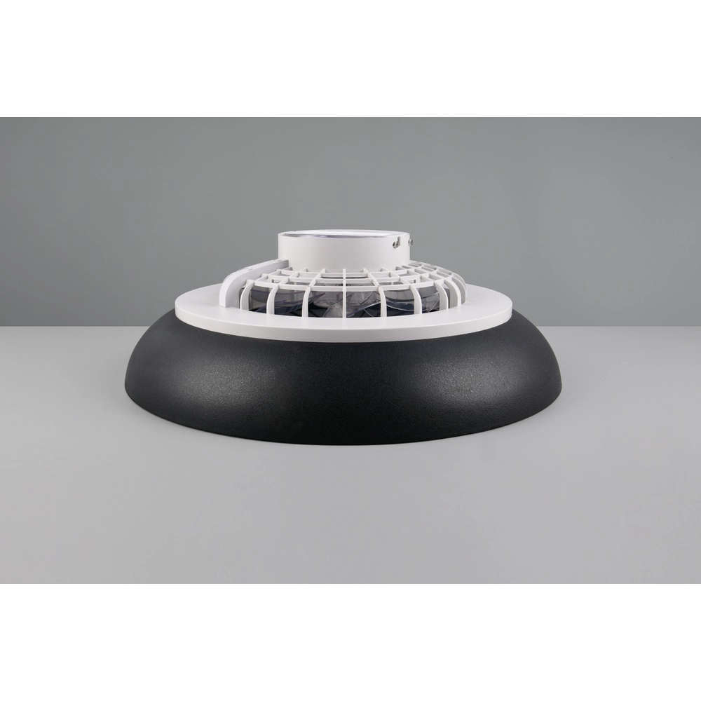 Ventilateur de conception Svaerholt noir Ø 60cm avec fonction RVB Trio 4017807688795