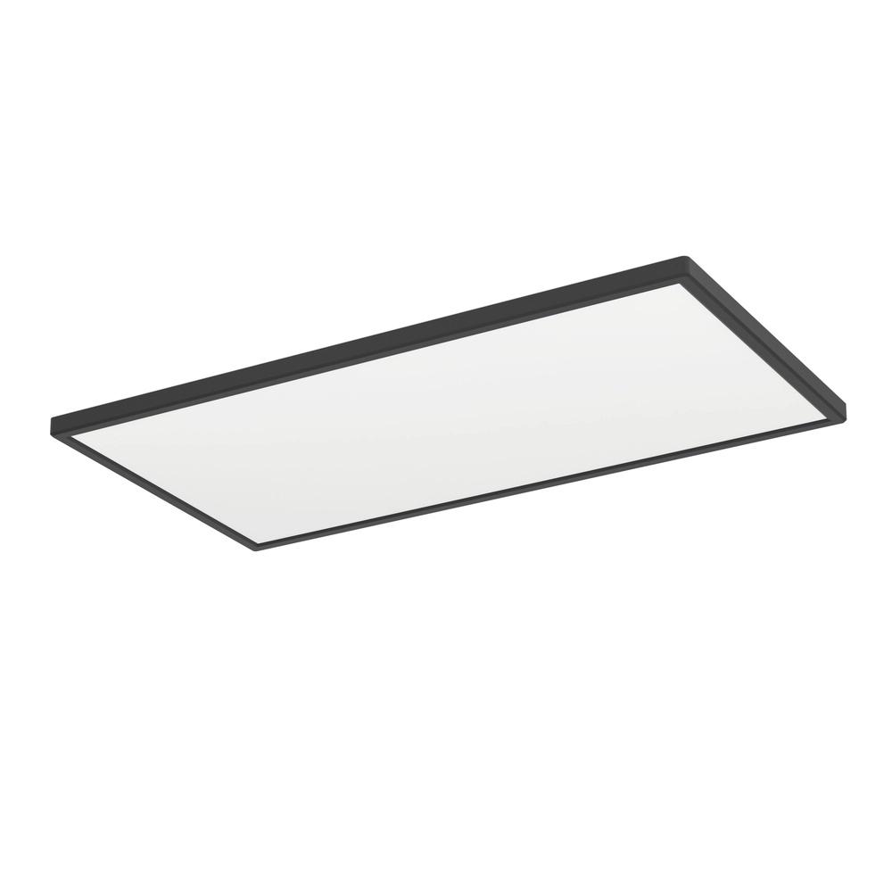 Lampe de salle de bain intelligente Rovito-Z Carré - Noir - 57x30cm