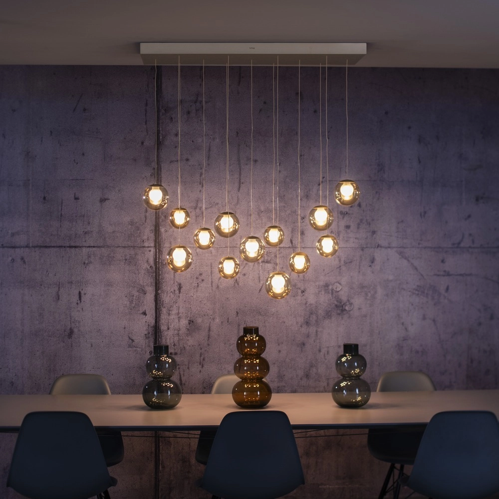 Lampe suspendue à 13 lumières Pure Popup Bronce Paul Neuhaus 4012248398319