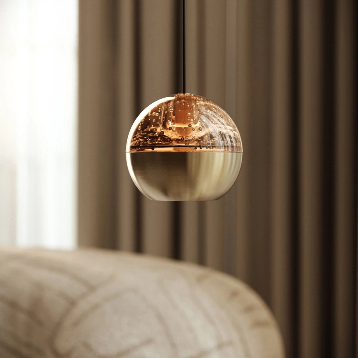 Pendentif en plomb Belluno laiton avec verre Steinhauer 8712746183917