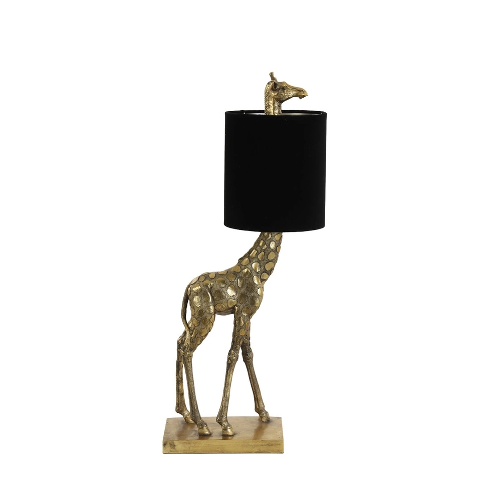 Lampe de table Giraffe 61 cm bronze avec noir Light & Living 8717807609412