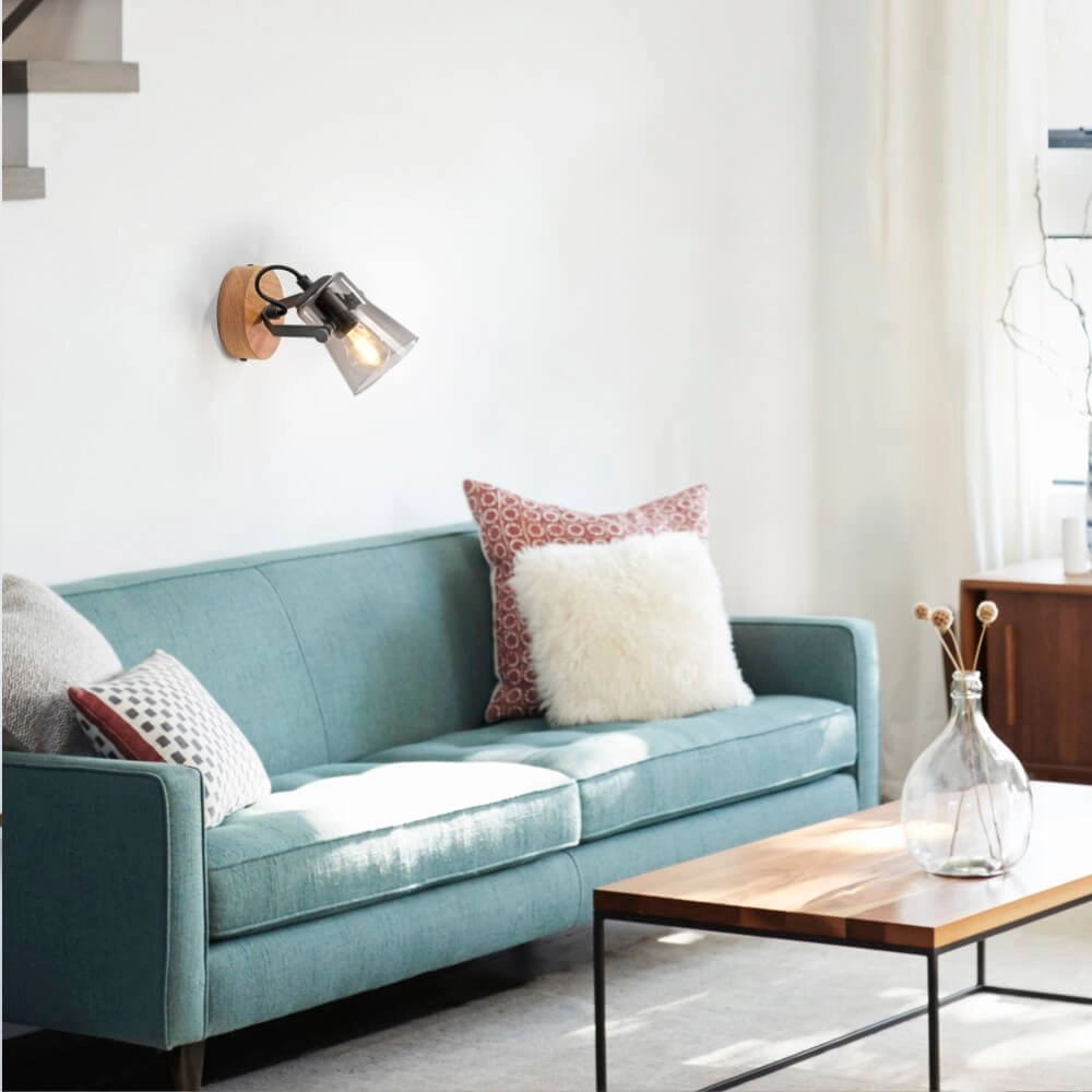 Applique Green Langstrom bois Just Light 4043689994860