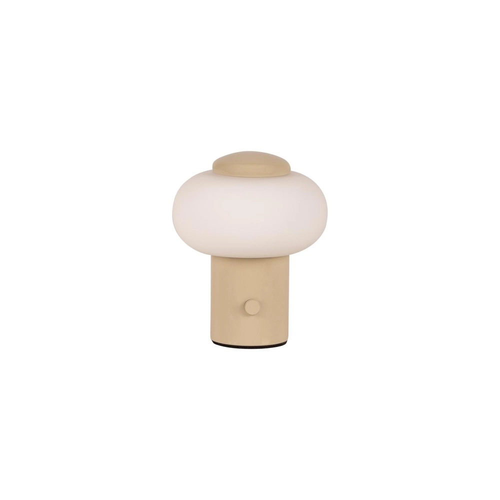 Lampe de table rechargeable Gustav brun sable