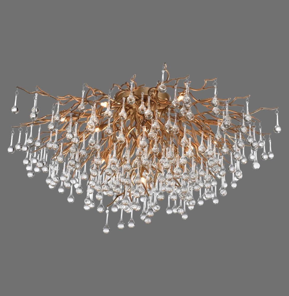 Lustre Icicle laiton 100cm Paul Neuhaus 4012248352106