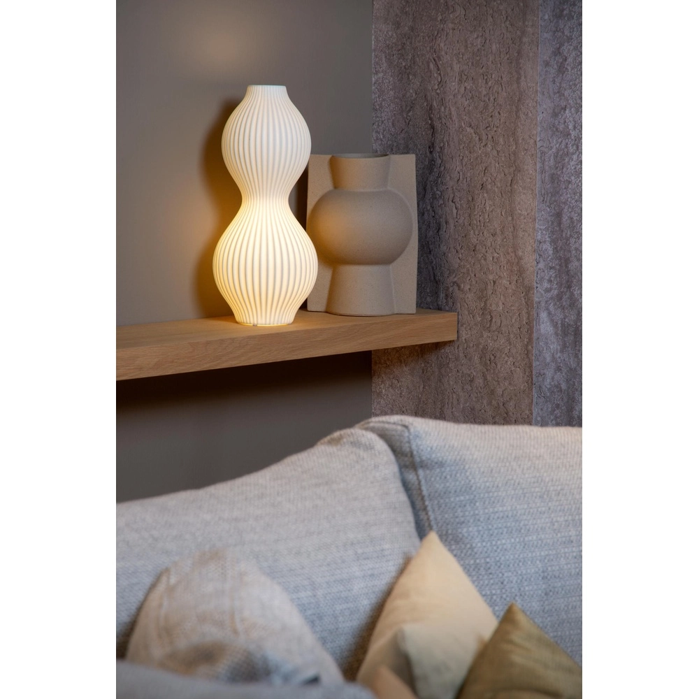 Lampe de table en vase Momoro Blanc Lucide 5411212134516