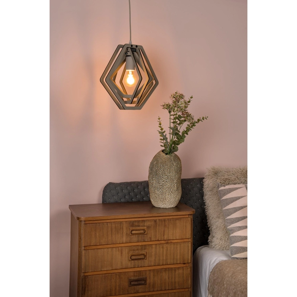 Lampe suspendue pour la chambre des enfants Mauro taupe Lucide 5411212771506
