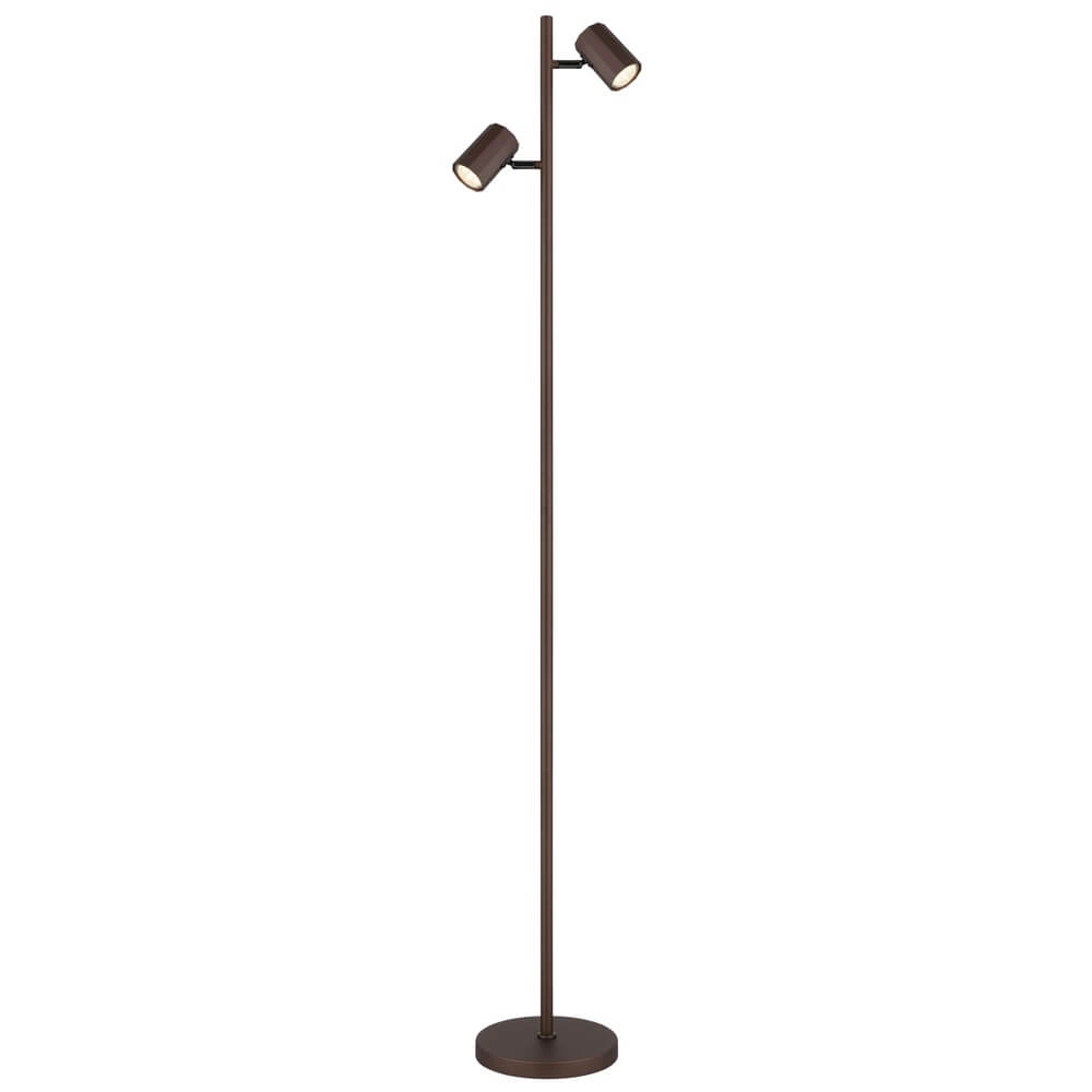Lampadaire en bronze James double Lampadaire en bronze James double