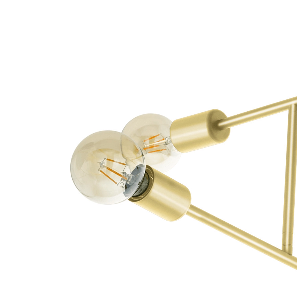 Plafonnier doré Belsiana 1 6 lumières Eglo 9002759988814