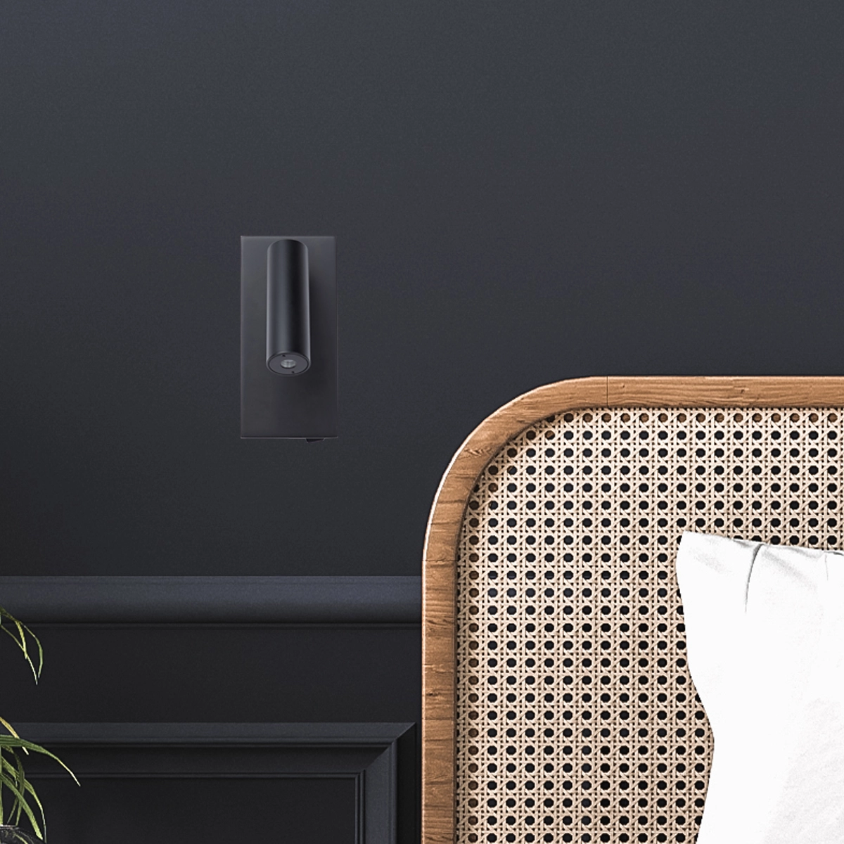 Lampe de chevet Victoria Noir avec interrupteur Lyora 5053423308708