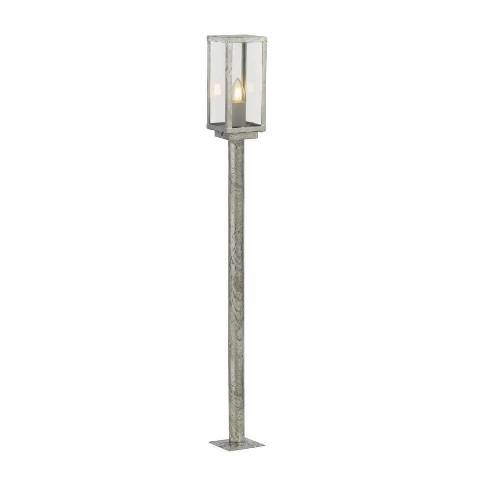 Lampe de terrasse en argent antique Box II 90 cm