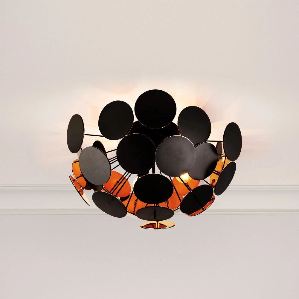 Plafonnier design Discus Ø 52cm Searchlight 5053423154879