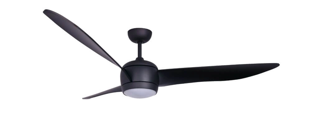 Ventilateur de plafond silencieux Airfusion Nordic Ø 143cm noir
