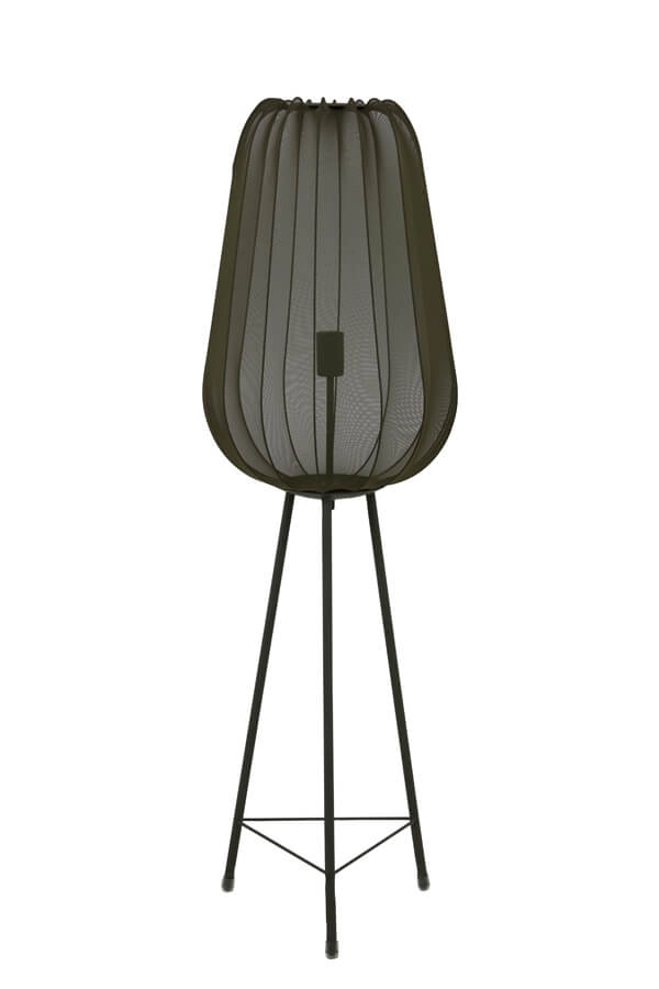 Lampadaire bohème Plumeria vert Ø 42cm Light & Living 8717807651312