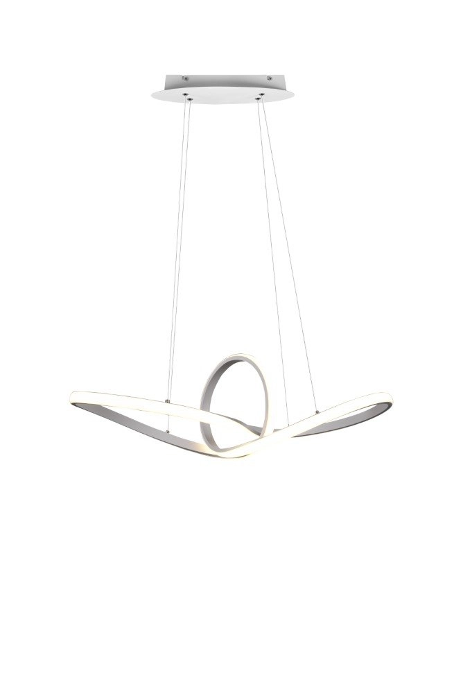 Lampe à suspension Sansa blanc Trio 4017807488715