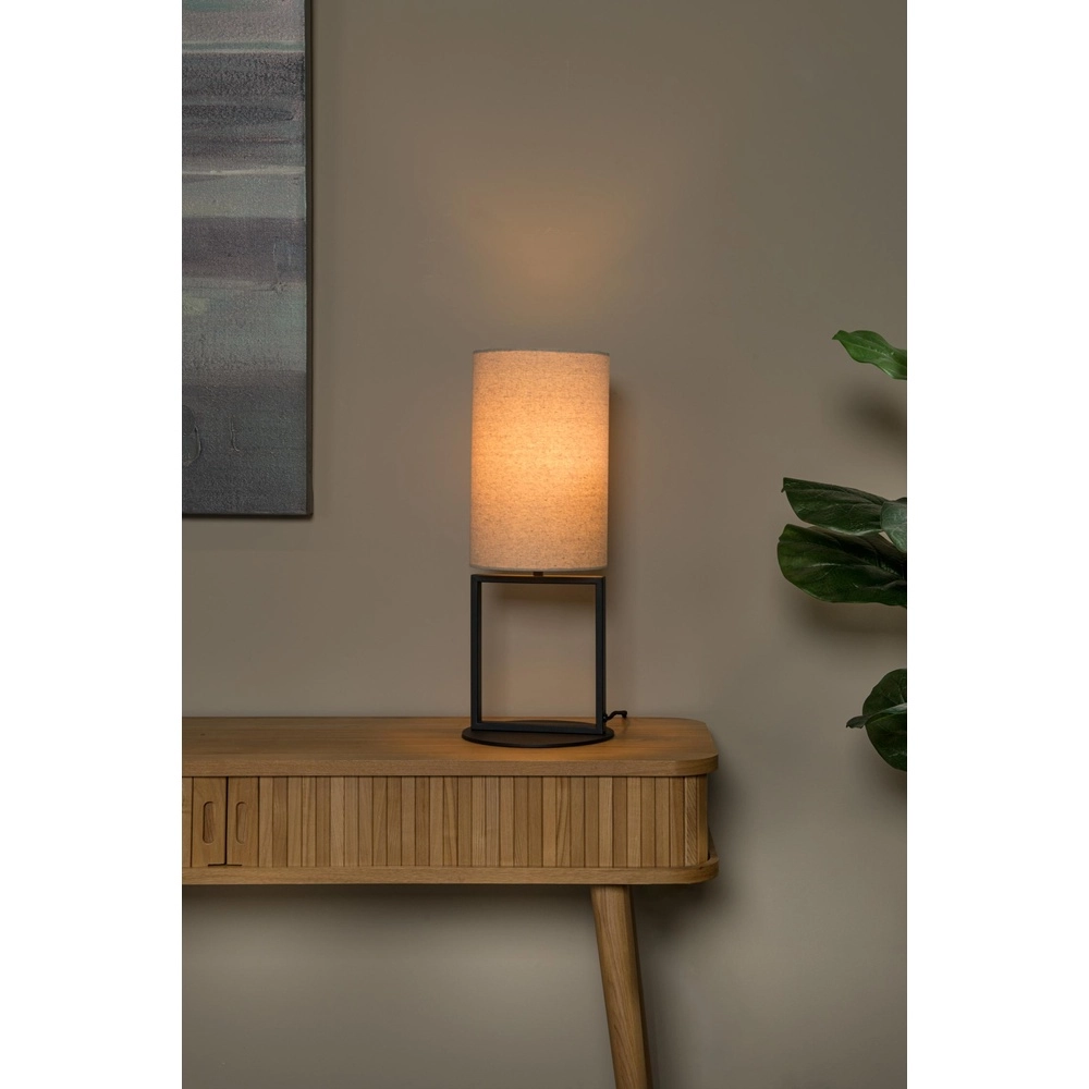 Lampe de table Herman brun sable Lucide 5411212303394